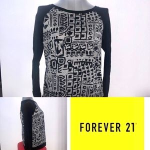 Long sleeve tribal sweater
